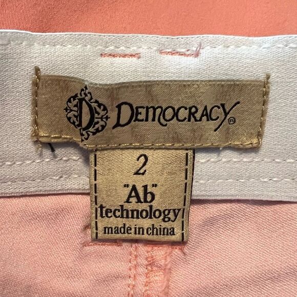 Democracy pink/ salmon pants. Size 2. - Picture 4 of 9